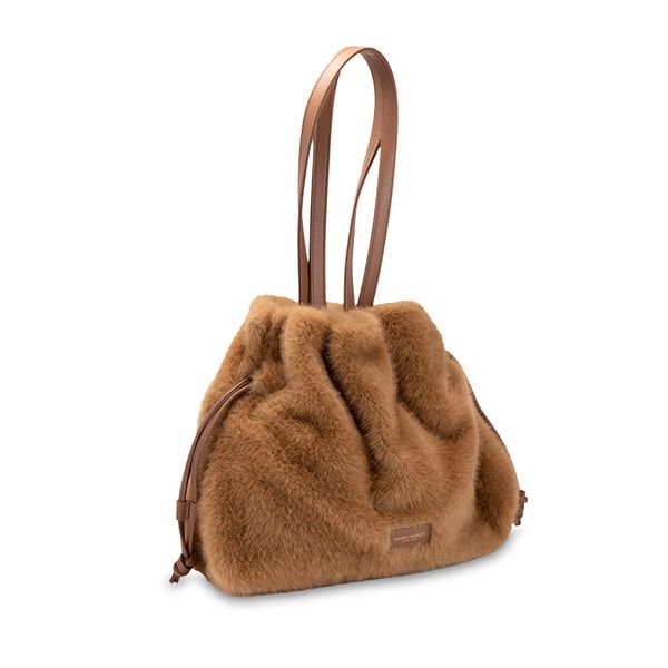 Campo Marzio Borsa a Spalla Sugar Bag Cammello