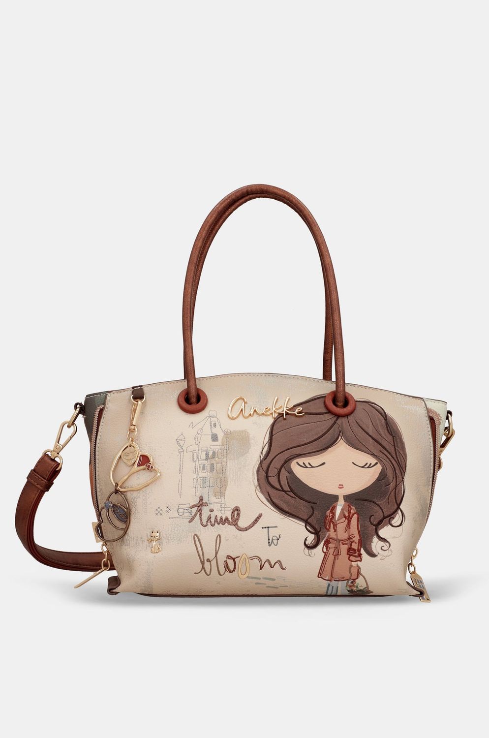 Anekke Borsa Con Manico Corto E Tracolla Tulip
