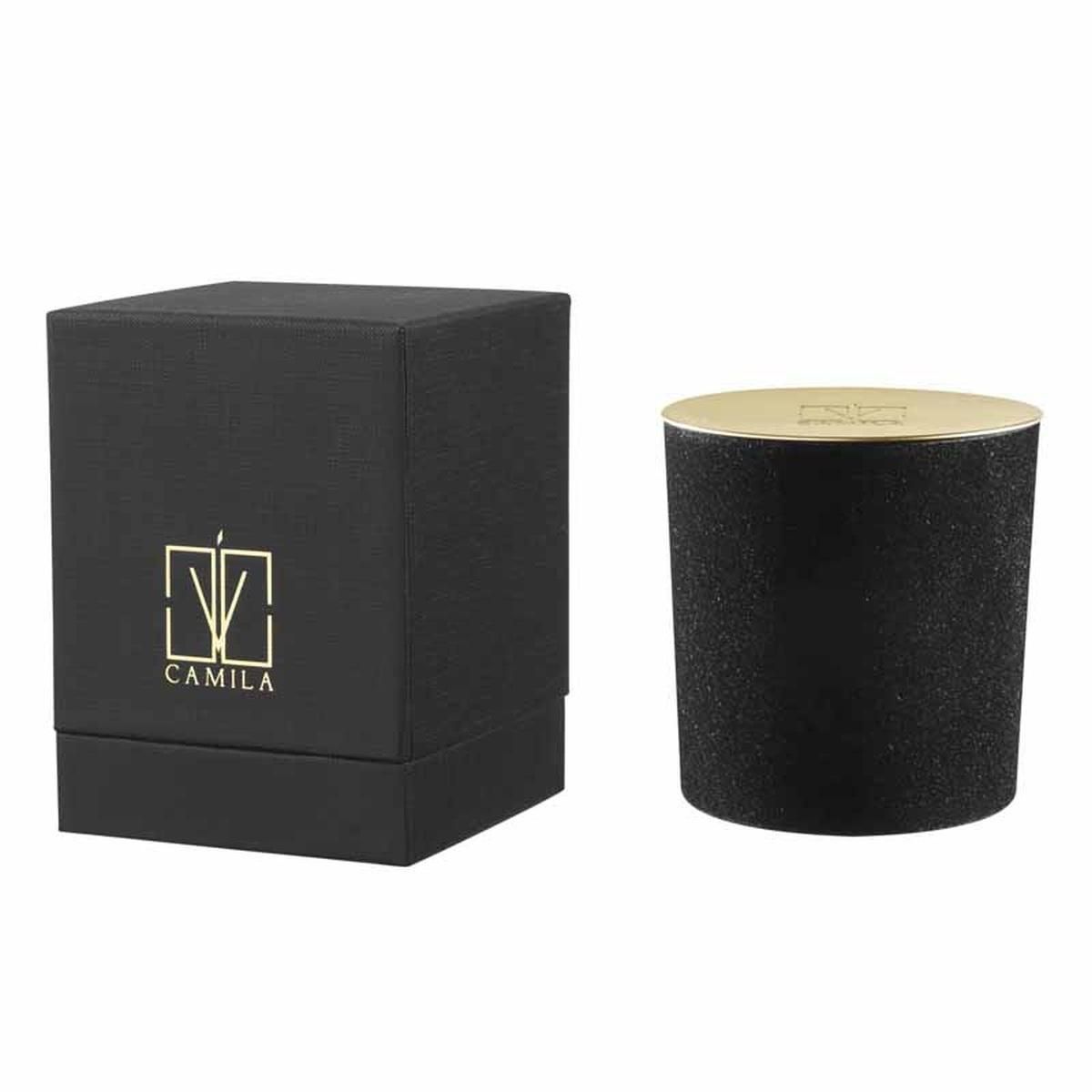 Camila • Candela Profumata • Grapes and Wine • Nero e Oro • 200 gr