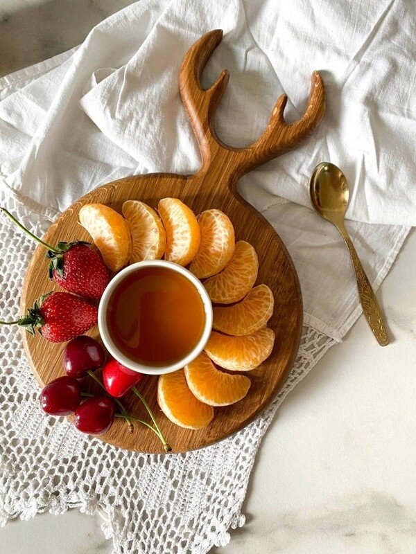 Deer Antlers 1 Cutting and Serving Board 