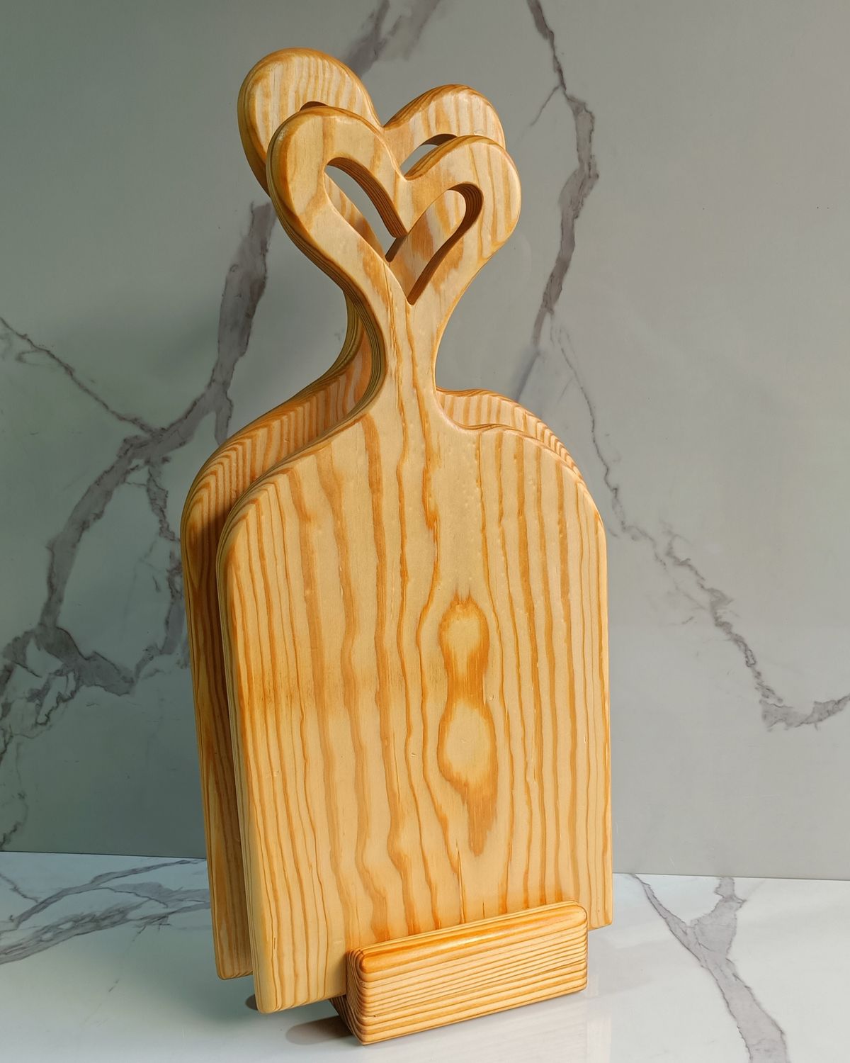 Heart  Set Cutting and Serving Board