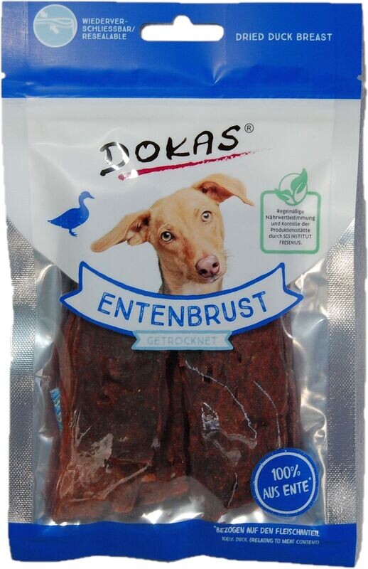 Dokas Dog Hundesnack Entenbrust getrocknet 70 g Dokas Dog Hundesnack Entenbrust getrocknet 70 g