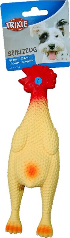 Trixie Latex Huhn Hundespielzeug mit Quietscher ca. 22cm Trixie Latex Huhn Hundespielzeug mit Quietscher ca. 22cm