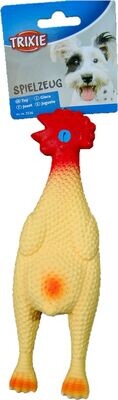 Trixie Latex Huhn Hundespielzeug mit Quietscher ca. 22cm Trixie Latex Huhn Hundespielzeug mit Quietscher ca. 22cm