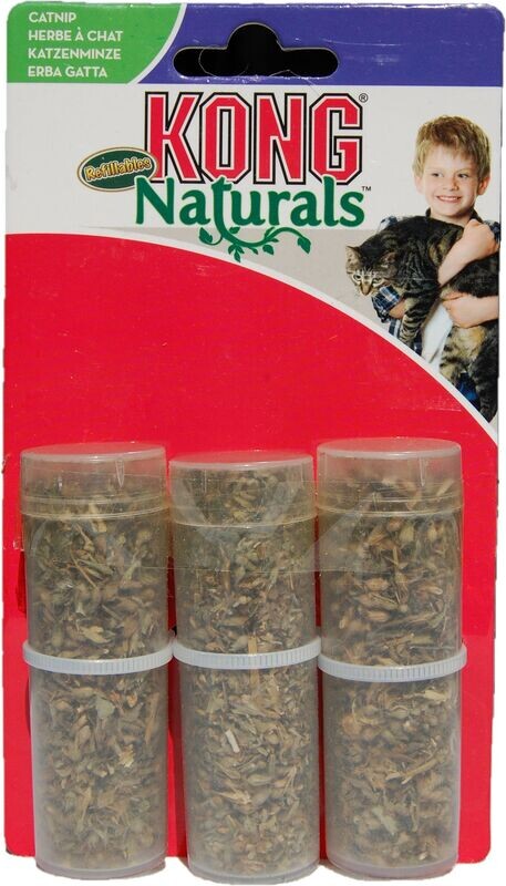 KONG Cat Naturals Refillables Premium Katzenminze getrocknet 9 g (3er Pack) KONG Cat Naturals Refillables Premium Katzenminze getrocknet 9 g (3er Pack)
