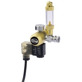 Aqua Nova CO2 Druckminderer Gold mit Magnetventil und Druckanzeige Aqua Nova CO2 Druckminderer Gold mit Magnetventil und Druckanzeige