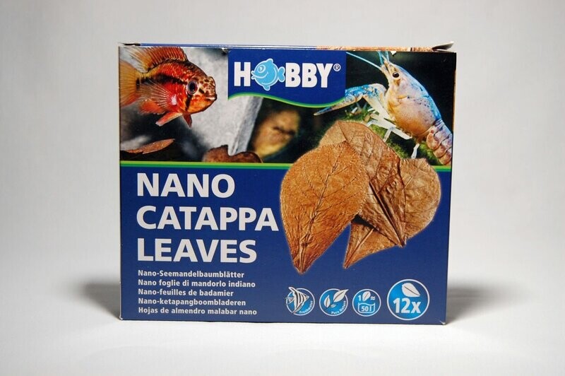 Hobby Catappa Leaves / Seemandelbaumblätter Nano 12 Stück Hobby Catappa Leaves / Seemandelbaumblätter Nano 12 Stück