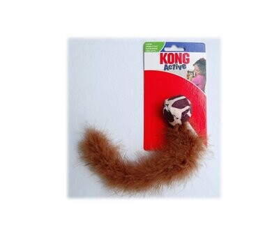 KONG Cat Active Wild Tails Katzenspielzeug mit extra langem Federschwanz Braun KONG Cat Active Wild Tails Katzenspielzeug mit extra langem Federschwanz Braun