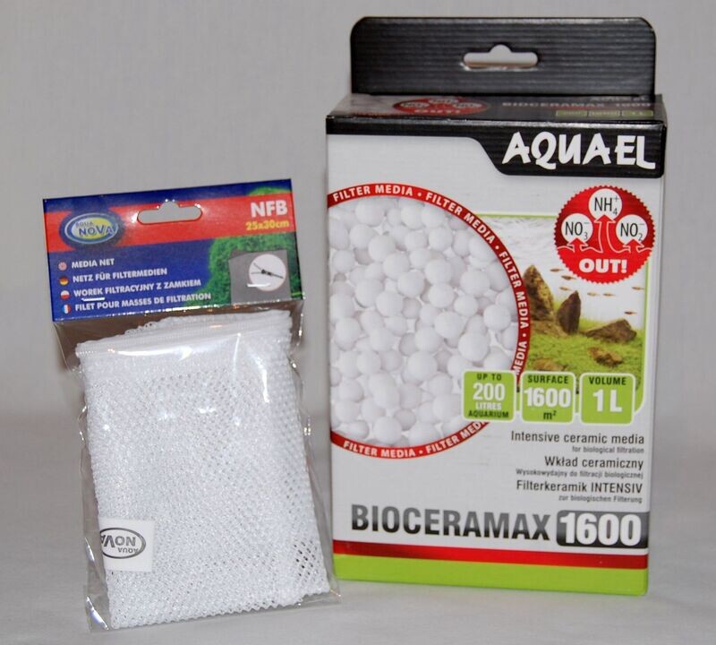 Aquael BIOCERAMAX 1600 ULTRA PRO Filterkeramik 1 Liter Aquael BIOCERAMAX 1600 ULTRA PRO Filterkeramik 1 Liter