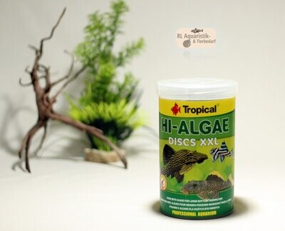 Tropical HI-ALGAE Discs XXL Hauptfutter für bodenbewohnende Fische 500 g Tropical HI-ALGAE Discs XXL Hauptfutter für bodenbewohnende Fische 500 g