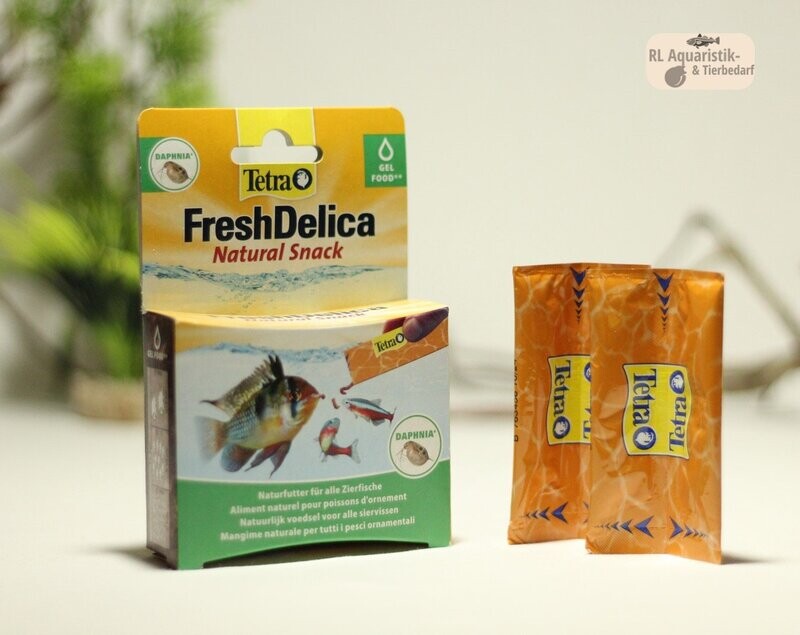 FreshDelica Fischfutter nährstoffreiches Gelfutter FreshDelica Fischfutter nährstoffreiches Gelfutter "Daphnia" 48 g (16 x 3g)