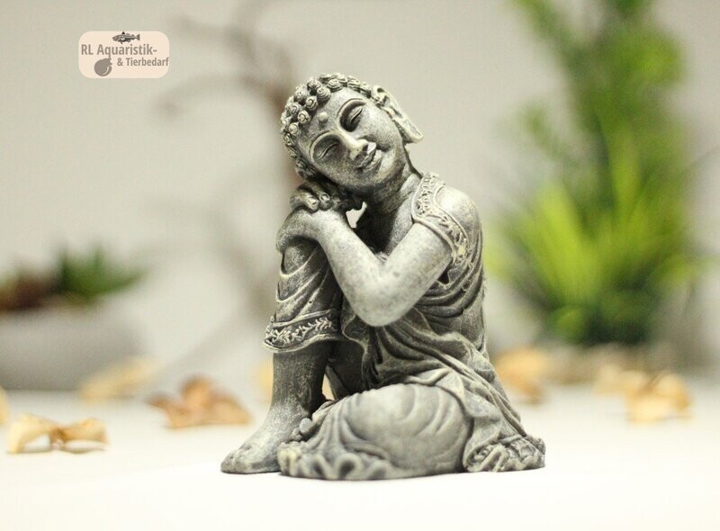Aquarium / Terrarium Deko Little Buddha aus Polyresin 10 x 9 x 12,5 cm Aquarium / Terrarium Deko Little Buddha aus Polyresin 10 x 9 x 12,5 cm