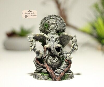Aquarium / Terrarium Deko Ganesha 12 x 9,5 x 7,5 cm aus Polyresin Aquarium / Terrarium Deko Ganesha 12 x 9,5 x 7,5 cm aus Polyresin