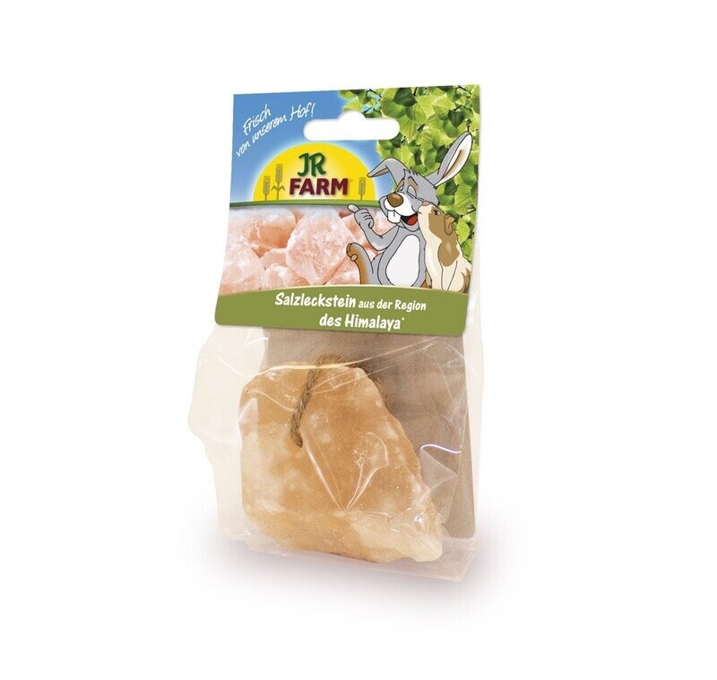 JR FARM Salzleckstein für Nager aus der Region des Himalaya 80 g JR FARM Salzleckstein für Nager aus der Region des Himalaya 80 g