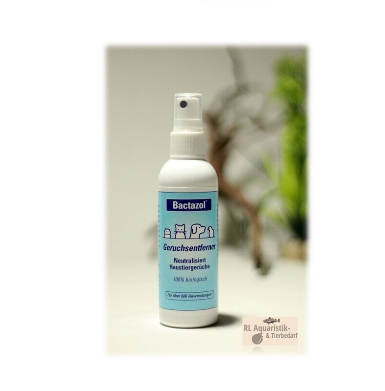 Bactazol Geruchsentferner Neutralisiert Haustiergerüche 100% biologisch 80 ml Bactazol Geruchsentferner Neutralisiert Haustiergerüche 100% biologisch 80 ml