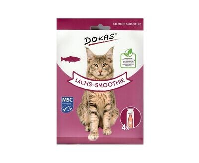 Dokas Cat Katzensnack Lachs-Smoothie je 4x30g (120g) Dokas Cat Katzensnack Lachs-Smoothie je 4x30g (120g)