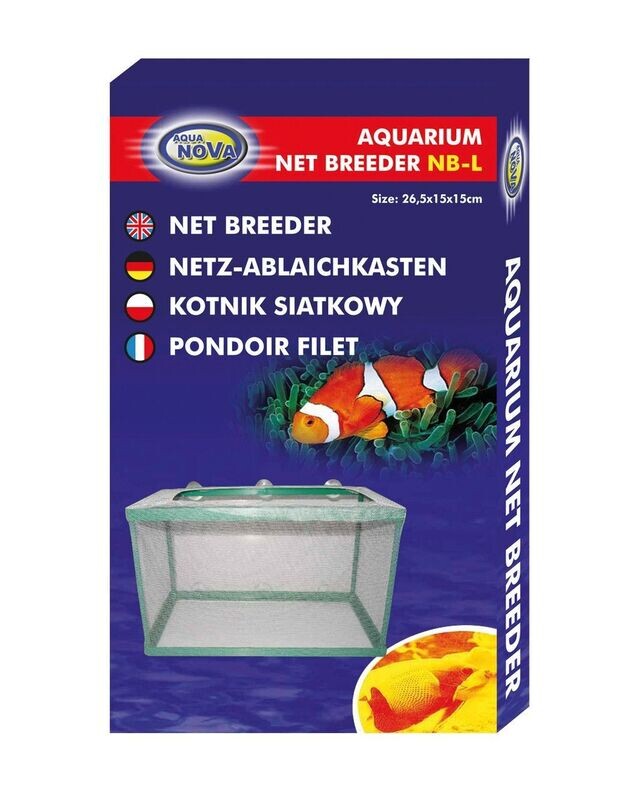 Aqua Nova Ablaichnetz / Breeder / Schutz für Jungfische Größe Aqua Nova Ablaichnetz / Breeder / Schutz für Jungfische Größe "L"