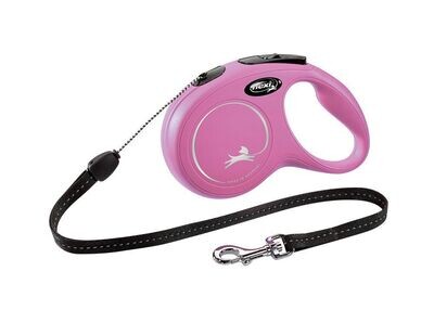 Flexi NEW CLASSIC Seil-Roll-Leine Hundeleine S (max. 12 Kg) 8 Meter Pink Flexi NEW CLASSIC Seil-Roll-Leine Hundeleine S (max. 12 Kg) 8 Meter Pink