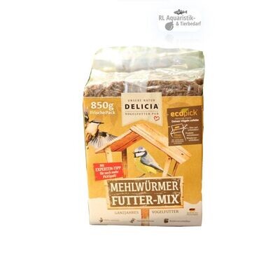 DELICIA Mehlwürmer getrocknet für Vögel, Igel, Reptilien, Zierfische 850 g DELICIA Mehlwürmer getrocknet für Vögel, Igel, Reptilien, Zierfische 850 g