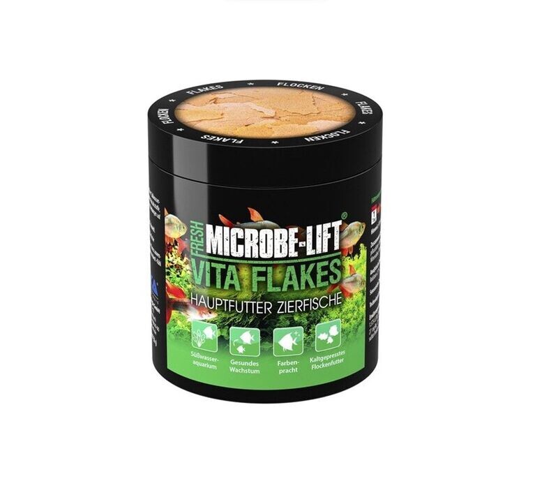 Microbe-Lift Vita Flakes Hauptfutter Zierfische Flockenfutter 500 ml Microbe-Lift Vita Flakes Hauptfutter Zierfische Flockenfutter 500 ml