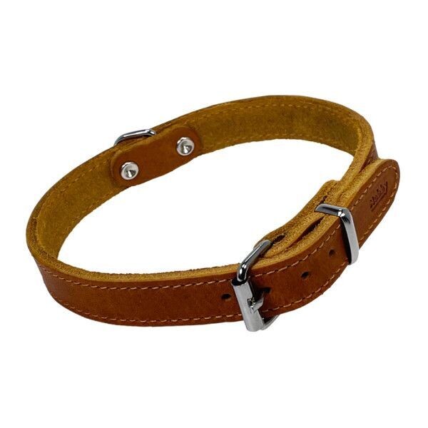 Nobby Lederhalsband Nobby Lederhalsband "Tabil" Farbe "Cognac" Gr. M 45 cm (35-40 cm), 18 mm