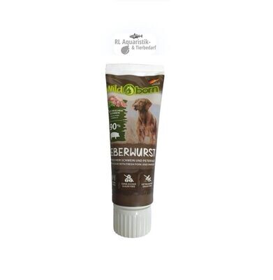 Wildborn Premium Hundesnack Leberwurst für Hunde in der Tube 75 g Wildborn Premium Hundesnack Leberwurst für Hunde in der Tube 75 g