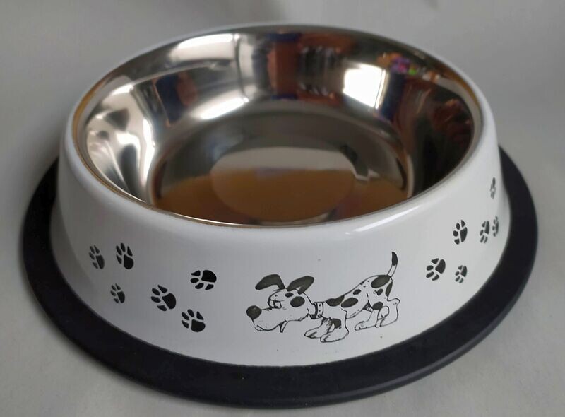 Edelstahl Napf / Futternapf für Hunde (und Katzen) Edelstahl Napf / Futternapf für Hunde (und Katzen) "Doggy" 2,4 Liter