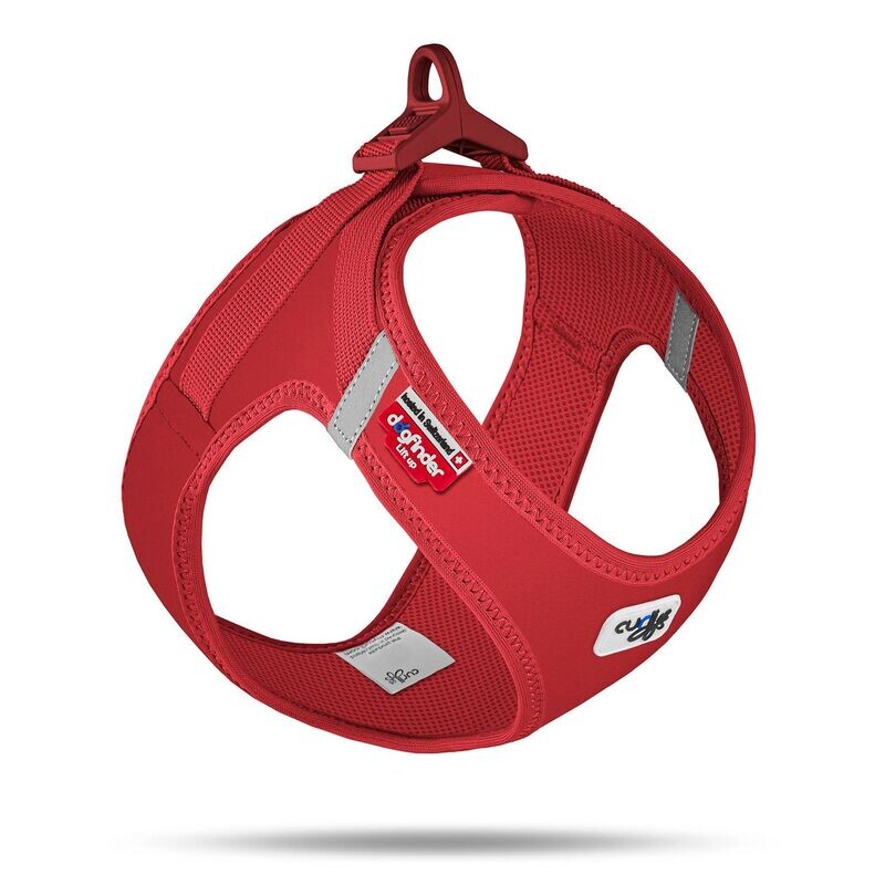 Curli CLASP Harness Curli CLASP Harness "Softshell" Air-Mesh-Harness "Rot" Größe XS