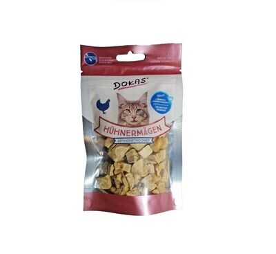 Dokas Cat Snack für Katzen gefriergetrocknete Hühnermägen 12 g Dokas Cat Snack für Katzen gefriergetrocknete Hühnermägen 12 g
