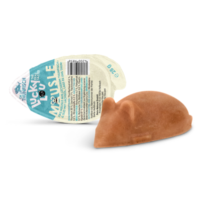 Lucky Lou Mäusle Thunfisch Ergänzungsfutter für Katzen je 28g Lucky Lou Mäusle Thunfisch Ergänzungsfutter für Katzen je 28g