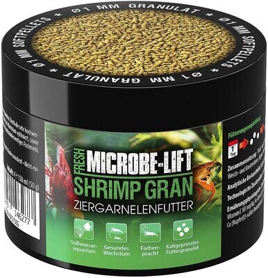 Microbe-Lift Shrimp Gran Garnelenfutter Hauptfutter für Garnelen 50g Microbe-Lift Shrimp Gran Garnelenfutter Hauptfutter für Garnelen 50g