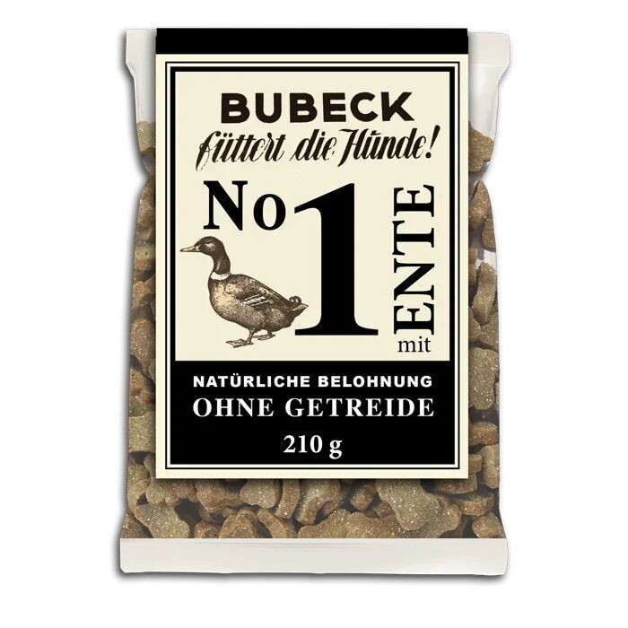 BUBECK Hundekuchen No. 1 mit Ente - getreidefrei 210g BUBECK Hundekuchen No. 1 mit Ente - getreidefrei 210g