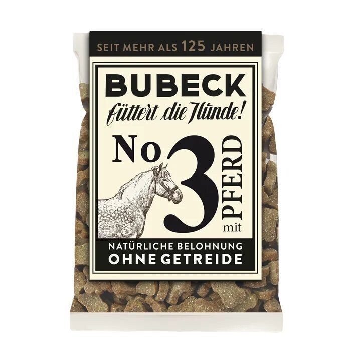 BUBECK Hundekuchen No. 3 mit Pferd - getreidefrei 210g BUBECK Hundekuchen No. 3 mit Pferd - getreidefrei 210g