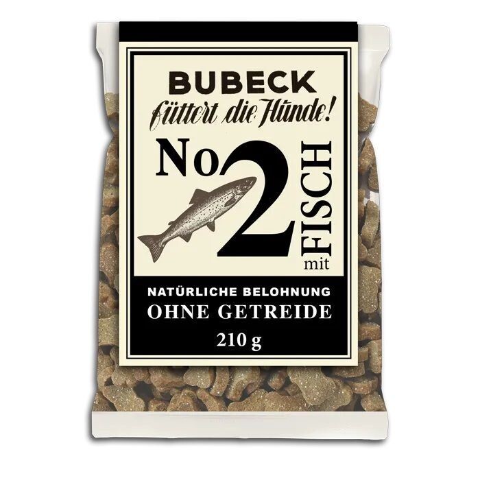 BUBECK Hundekuchen No. 2 mit Fisch - getreidefrei 210g BUBECK Hundekuchen No. 2 mit Fisch - getreidefrei 210g