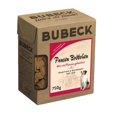 BUBECK Hundekuchen BUBECK Hundekuchen "PansenBrötchen" herzhaftes Leckerli 750g