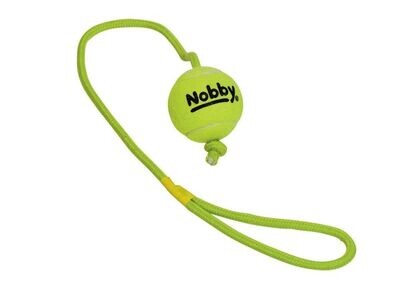 Nobby Hundespielzeug Tennisball mit Wurfschlaufe Größe M (Ø 6,5cm) Nobby Hundespielzeug Tennisball mit Wurfschlaufe Größe M (Ø 6,5cm)