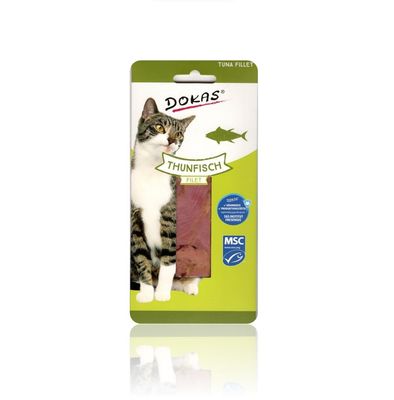 Dokas Cat Katzensnack 100% gekochtes Thunfisch Filet 22 g Dokas Cat Katzensnack 100% gekochtes Thunfisch Filet 22 g