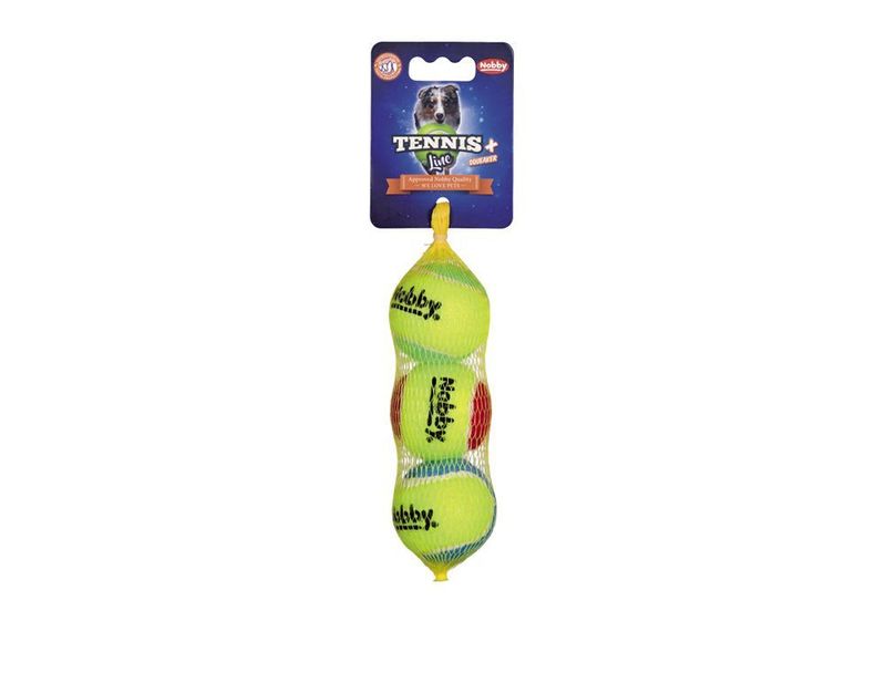 Nobby Hundespielzeug Tennisbälle mit Quietscher 3er Netz Gr. S (Ø ca. 5,5cm) Nobby Hundespielzeug Tennisbälle mit Quietscher 3er Netz Gr. S (Ø ca. 5,5cm)