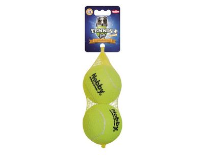 Nobby Hundespielzeug Tennisbälle gelb mit Quietscher 2er Netz Gr. L (Ø ca. 9 cm) Nobby Hundespielzeug Tennisbälle gelb mit Quietscher 2er Netz Gr. L (Ø ca. 9 cm)