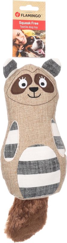 Hundespielzeug Wigri Waschbär Beige 13 x 8,5 x 36 cm Hundespielzeug Wigri Waschbär Beige 13 x 8,5 x 36 cm