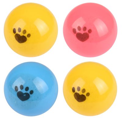 Katzenspielzeug Shane Tischtennisbälle (4 Stück) bunt Ø 4 cm mit Rasselgeräusch Katzenspielzeug Shane Tischtennisbälle (4 Stück) bunt Ø 4 cm mit Rasselgeräusch