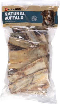 Flamingo Nature Hundesnack getrocknete Büffelrippe natur 12 cm / 25 Stück Flamingo Nature Hundesnack getrocknete Büffelrippe natur 12 cm / 25 Stück
