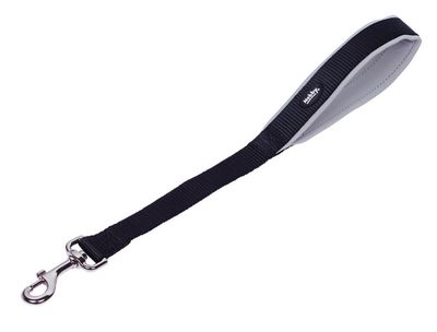 Nobby Kurzführer für Hunde Nobby Kurzführer für Hunde "Classic Preno" GRAU Größe M (L: 30cm / B:25/30mm)