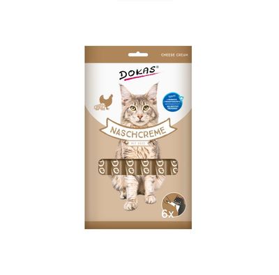Dokas Cat Katzensnack Dokas Cat Katzensnack "Naschcreme" mit Käse 90 g (6x15g)