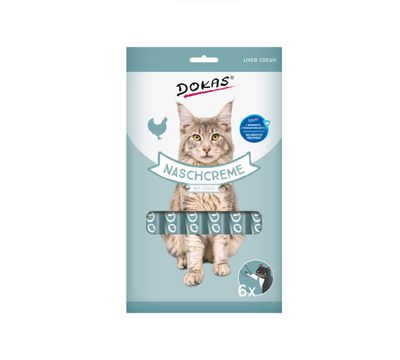 Dokas Cat Katzensnack Dokas Cat Katzensnack "Naschcreme" mit Leber 90 g (6x15g)
