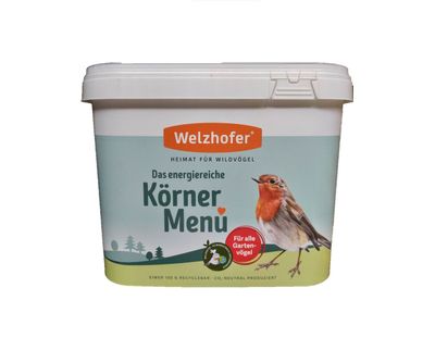 Welzhofer Wildvogelfutter Körner Menü 5kg im Eimer (Ganzjahresfutter) Welzhofer Wildvogelfutter Körner Menü 5kg im Eimer (Ganzjahresfutter)
