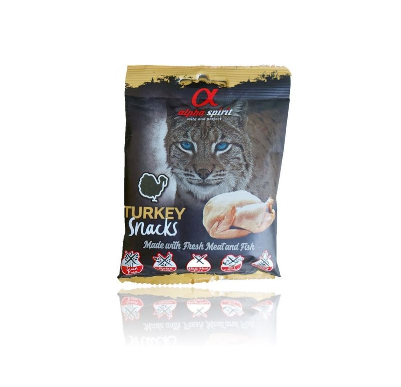 alpha spirit Katzensnacks gewürfelt Turkey (Pute) 50 g alpha spirit Katzensnacks gewürfelt Turkey (Pute) 50 g