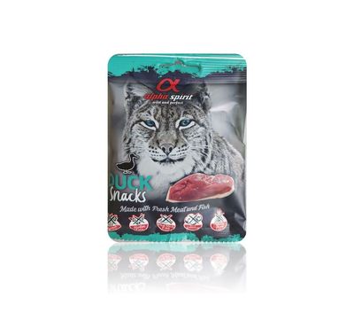 alpha spirit Katzensnacks gewürfelt Duck (Ente) 50 g alpha spirit Katzensnacks gewürfelt Duck (Ente) 50 g