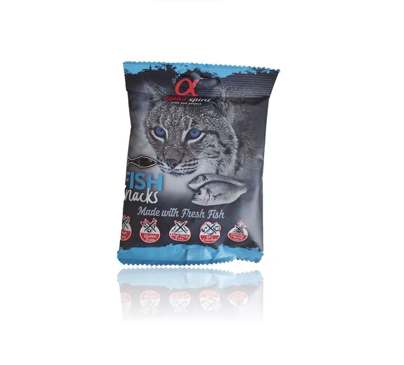 alpha spirit Katzensnacks gewürfelt Fish (Fisch) 50 g alpha spirit Katzensnacks gewürfelt Fish (Fisch) 50 g