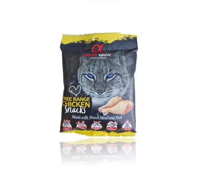 alpha spirit Katzensnacks gewürfelt Free Range Chicken (Freiland Hühnchen) 50 g alpha spirit Katzensnacks gewürfelt Free Range Chicken (Freiland Hühnchen) 50 g